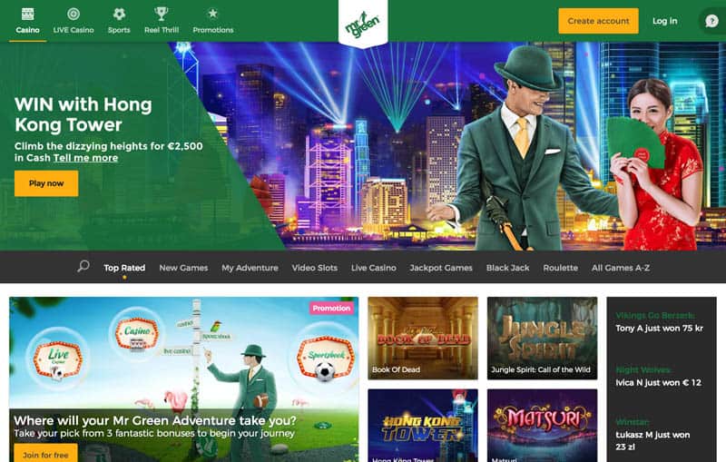 mr green online casino review